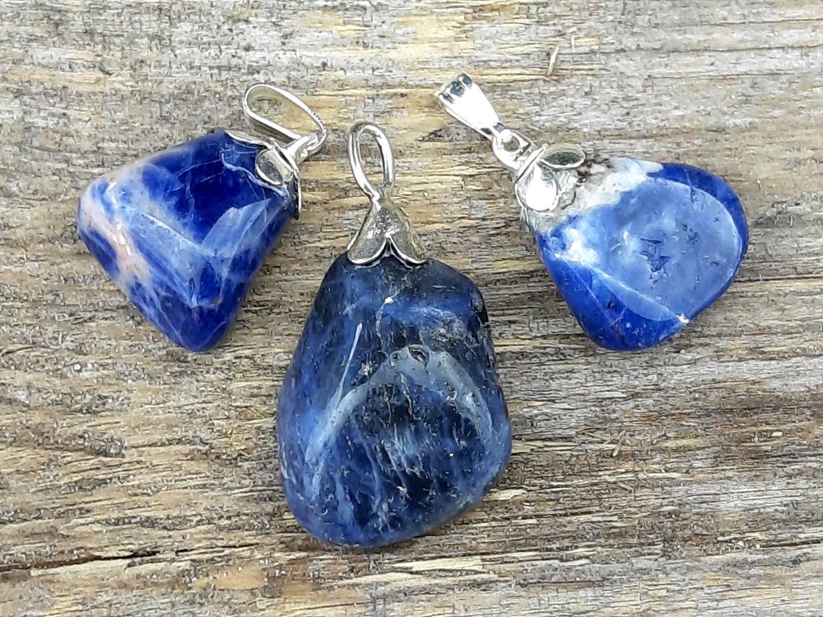 Edelsteen Sodaliet hanger